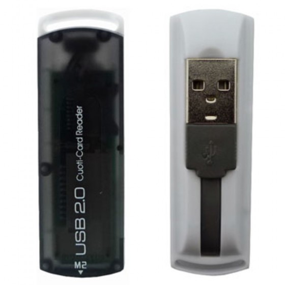 Lecteur carte mémoire en USB SD / Micro SD / M2