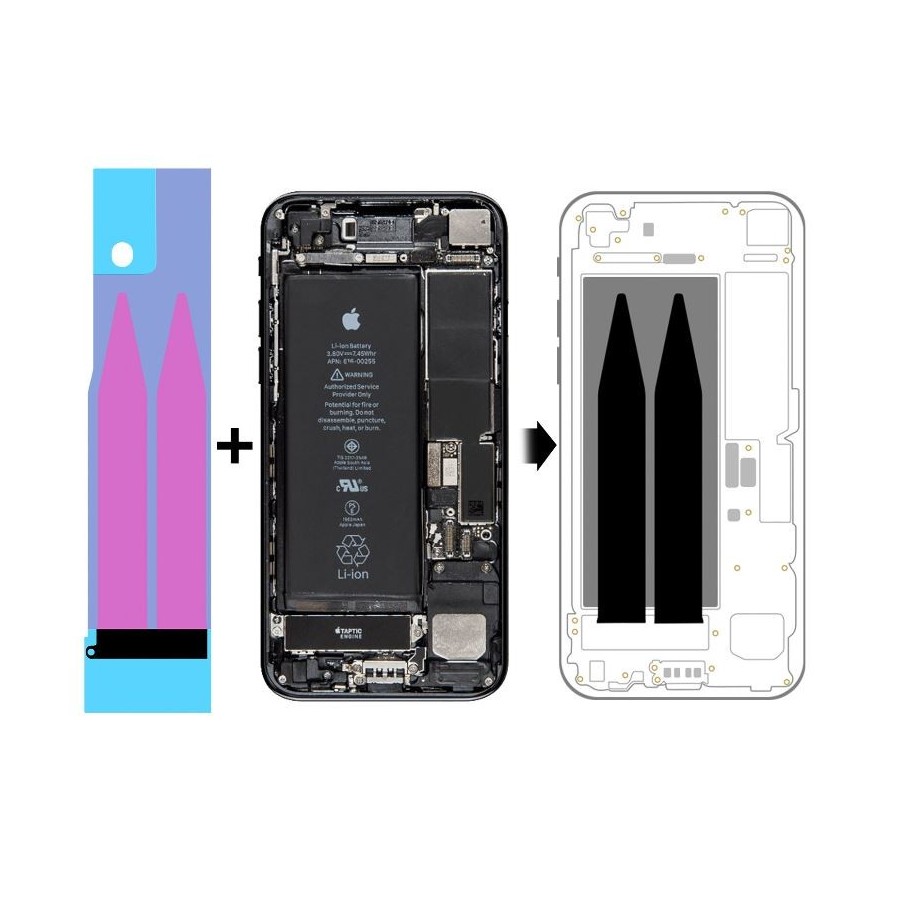 Batterie - iPhone 5C avec Sticker