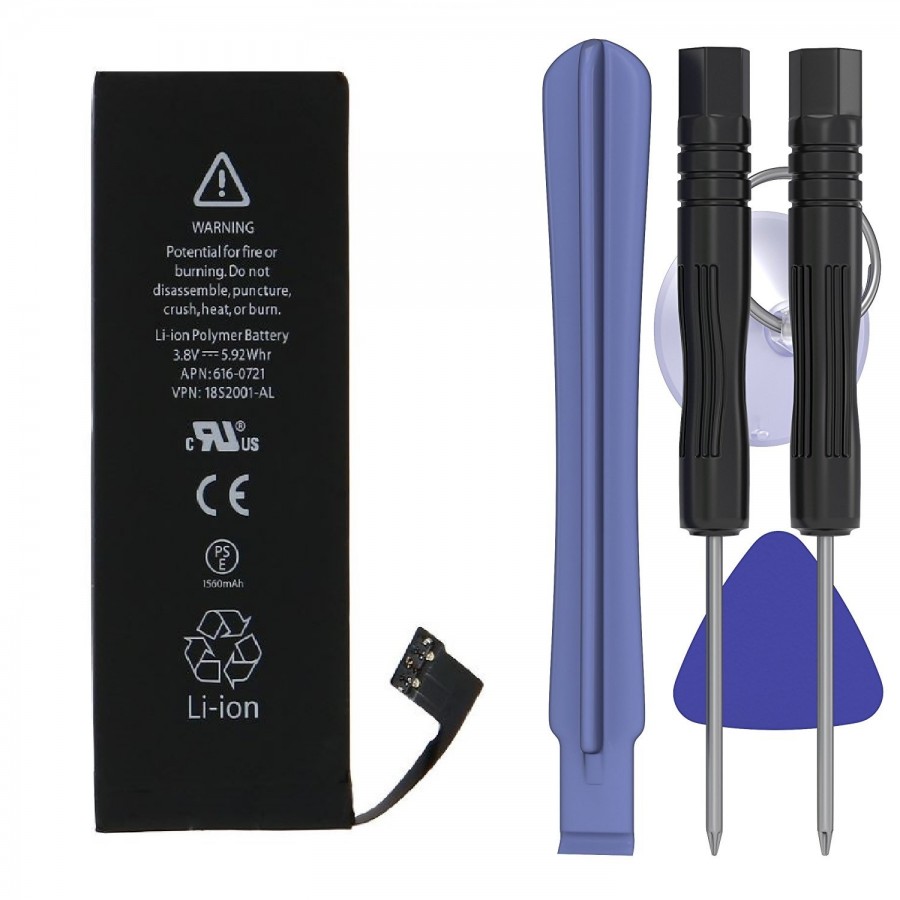 Batterie - iPhone 5S avec Kite 5 Outils Batterie - iPhone 5S avec Kite 5 Outils