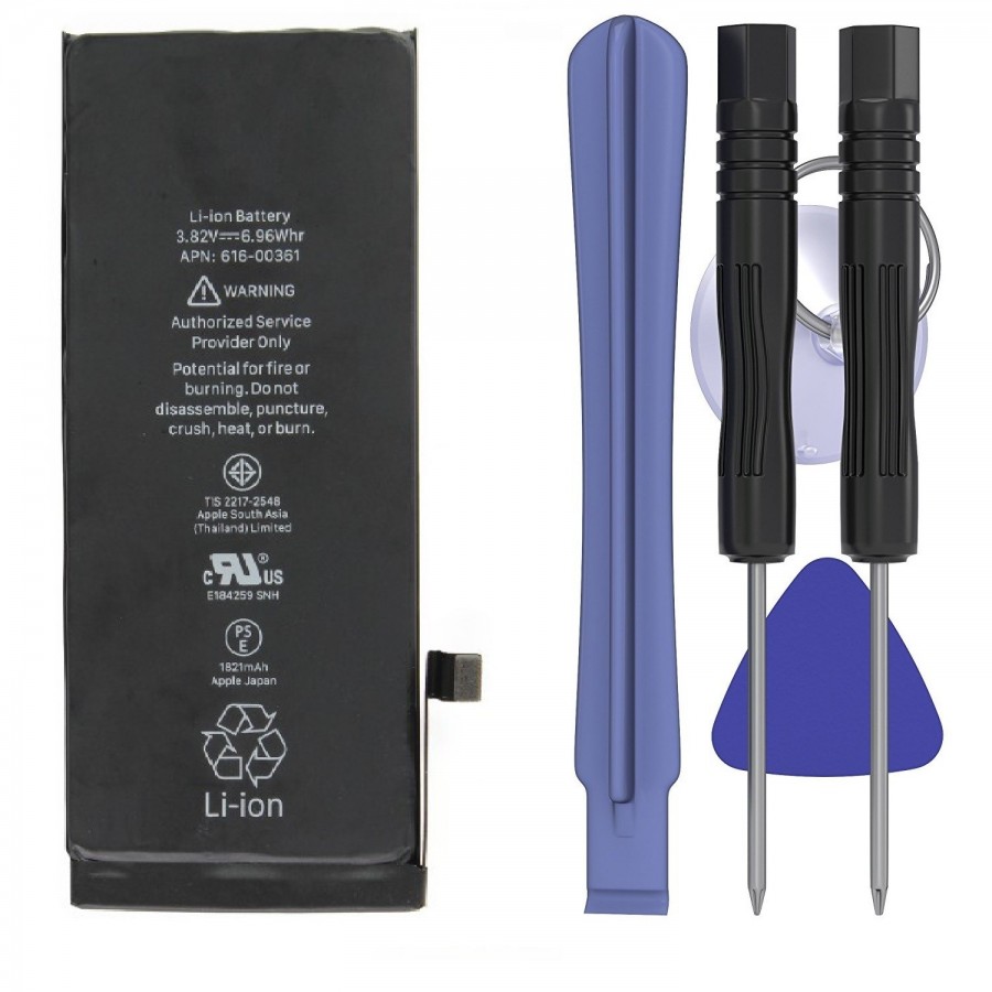 Batterie pour iPhone 8 avec Kite 5 Outils
