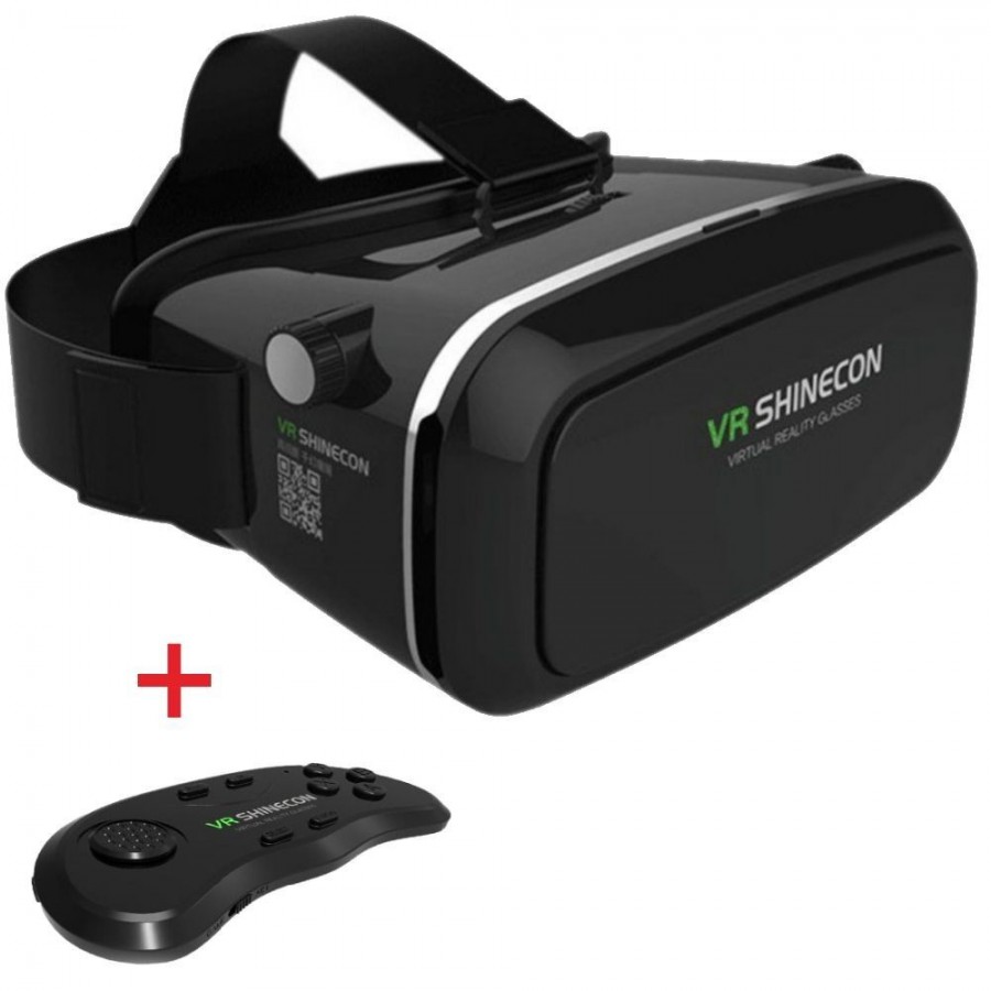 Casque de réalité virtuelle 3D VR SHINECON avec télécommande Casque de réalité virtuelle 3D VR SHINECON avec télécommande