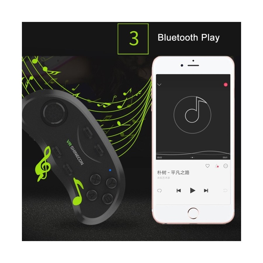GamePad SHINECON pour  iOS et Android  - Noir
