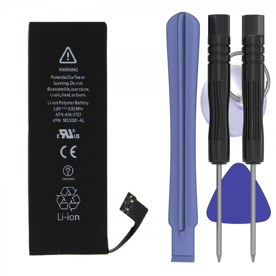Batterie - iPhone 5S avec Kite 5 Outils