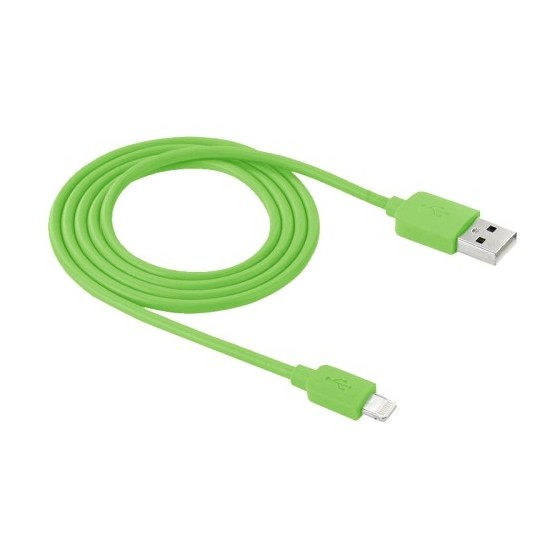 Câble Lightning USB iOS9 1m - Vert