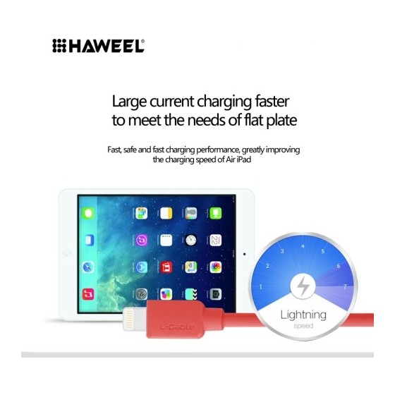 Câble Lightning USB iOS9 1m - iPhone 5/5S/5C, 6/6S, 6 Plus/6S PLus 