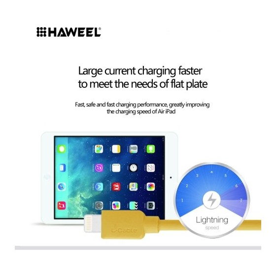Câble Lightning USB iOS9 1m - iPhone 5/5S/5C, 6/6S, 6 Plus/6S PLus 