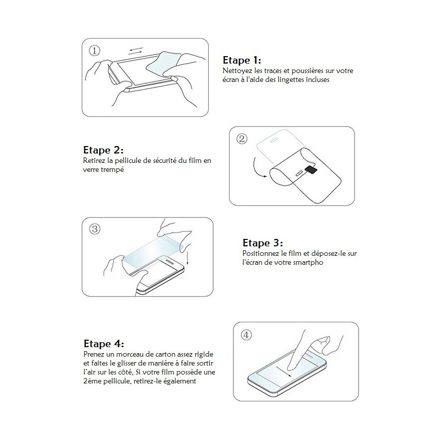 Film de protection verre trempé Ultra-résistant OKMORE – iPhone 7