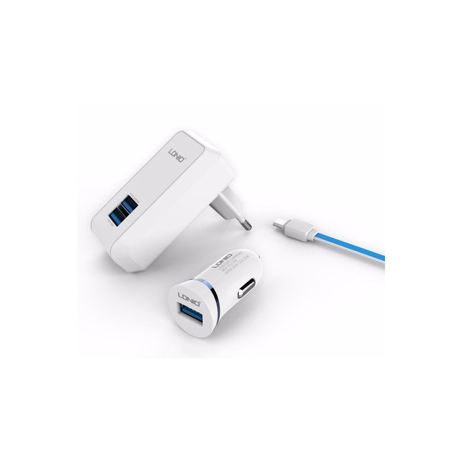 Kit 3 en 1 Recharge Lightning - iPhone 5/6/7/8, iPad 