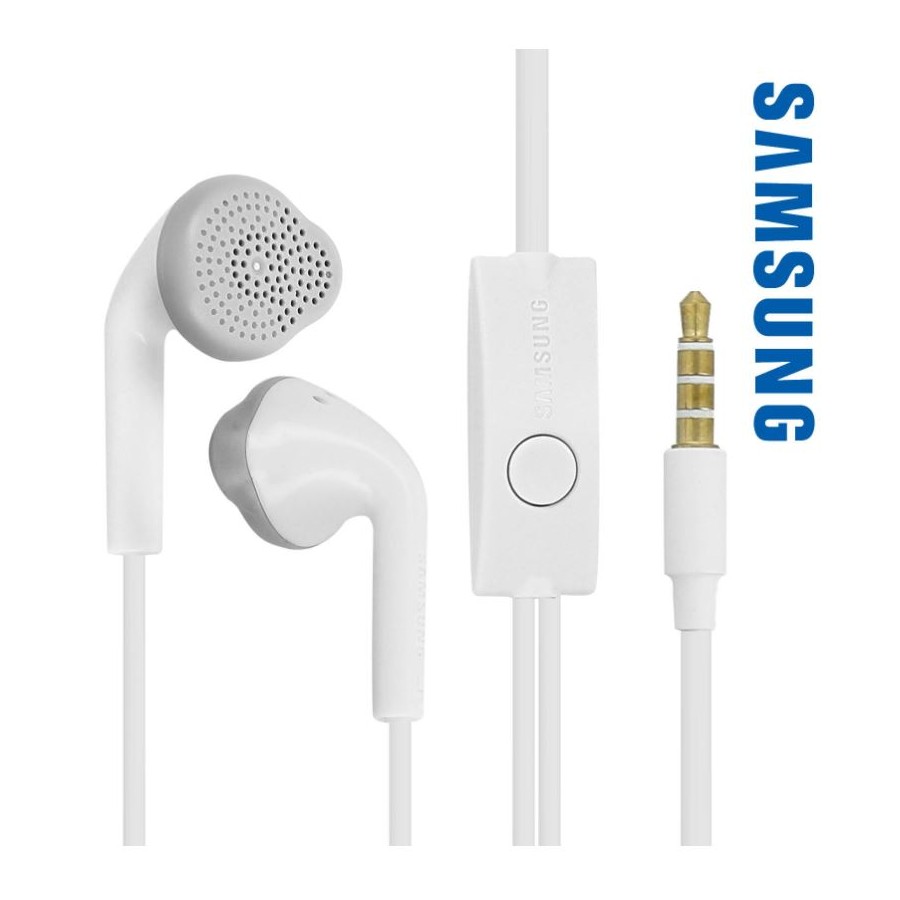 Samsung ecouteurs d'origine EHS64 casques avec Microphone intégré 3.5mm  dans l'oreille filaire écouteur pour Smartphones Galaxy S3 S6 S8 - Type  White