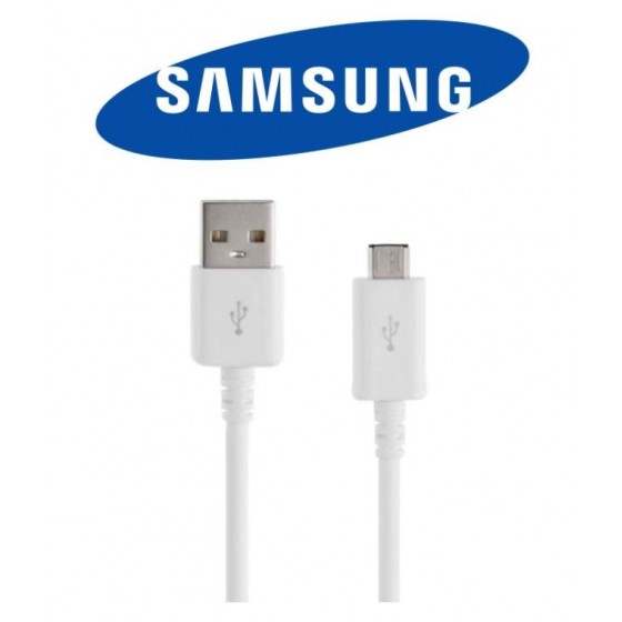 Câble Samsung Micro-USB ECB-DU68WE 0.8M. Blanc
