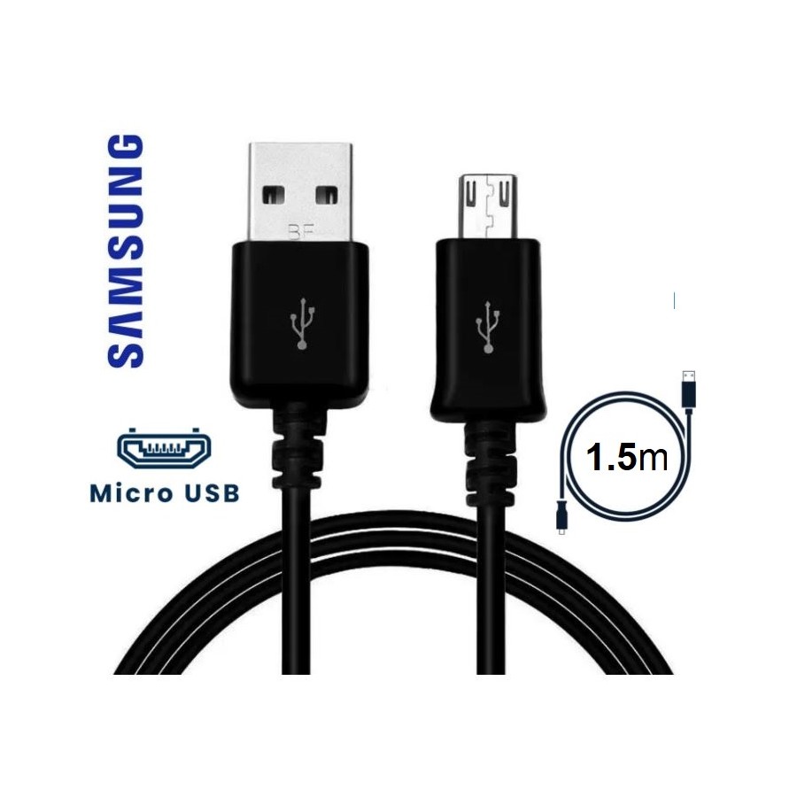 Câble Samsung Micro-USB ECB-DU4EBE 1.5M. Noir