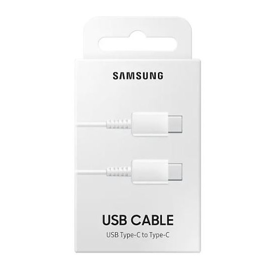 Câble Samsung Type-C vers Type-C, 1 m/ EP-DA705BWE, Blanc