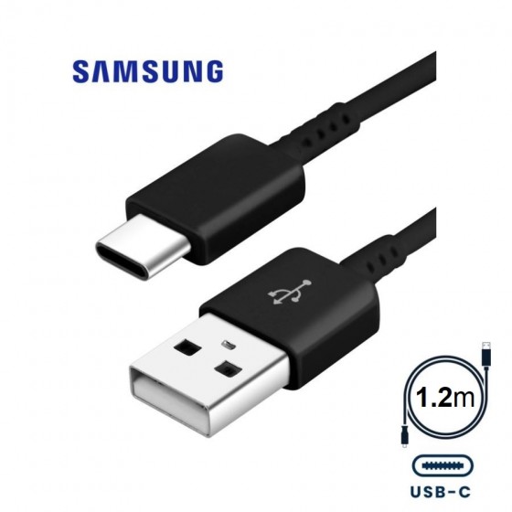 Câble Samsung USB Type-C EP-DG970BBE Fast charge 1.2M. Noir