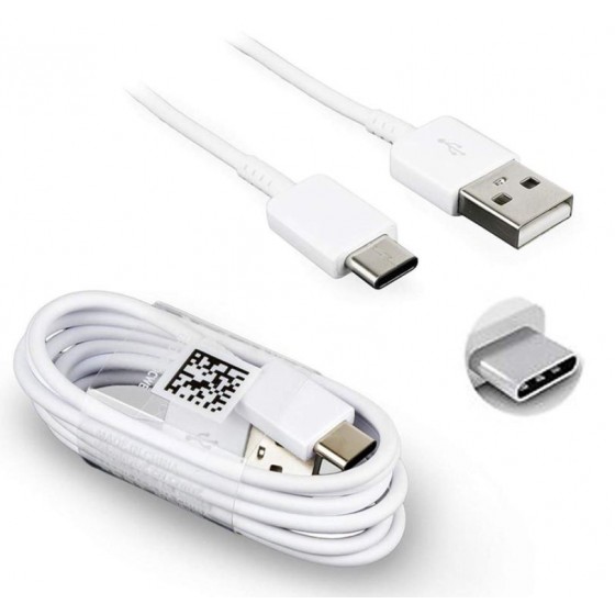 Câble Samsung USB Type-C EP-DN930CWE Fast charge 1.2M. Blanc