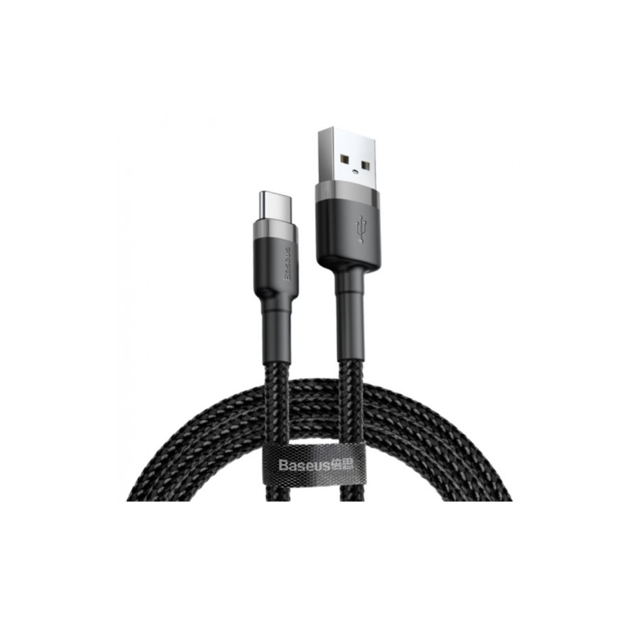 Câble  Type-C 2A 1M Noir Et Gris