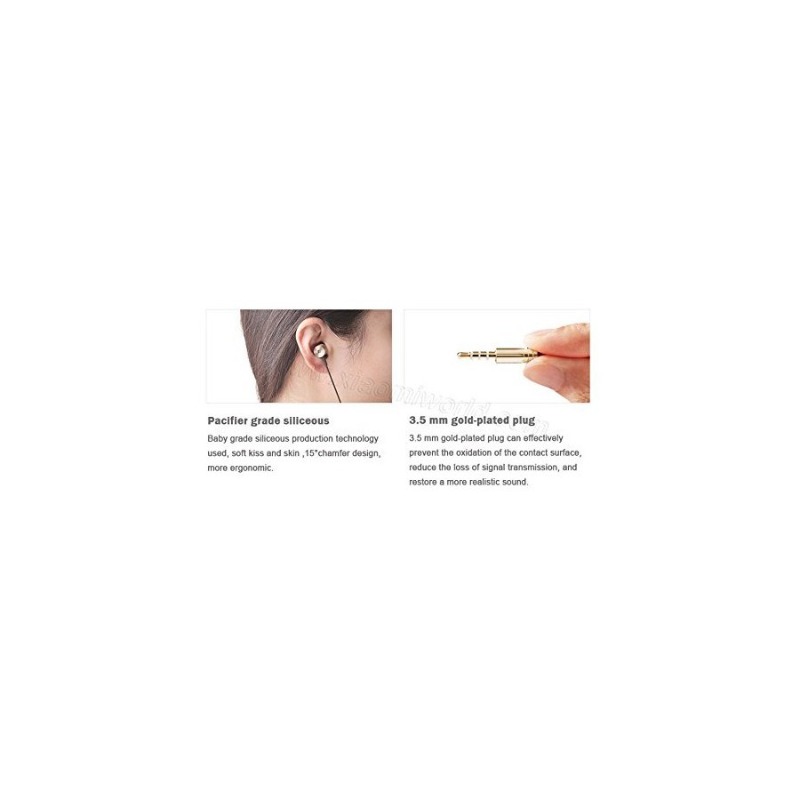 Écouteur Xiaomi Piston Metal pour Apple et Android