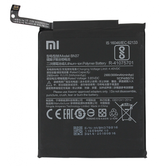 BN37. Batterie Xiaomi Redmi 6, Redmi 6A