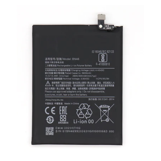 BN46. Batterie Générique Xiaomi Redmi Note 6 / 8 / 8T, Redmi 7