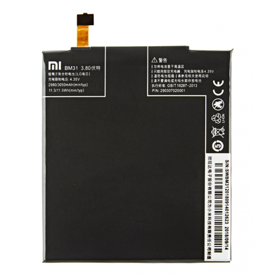 BM31. Batterie Xiaomi Mi 3