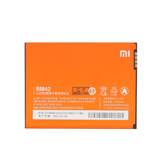 BM42. Batterie Xiaomi Redmi Note