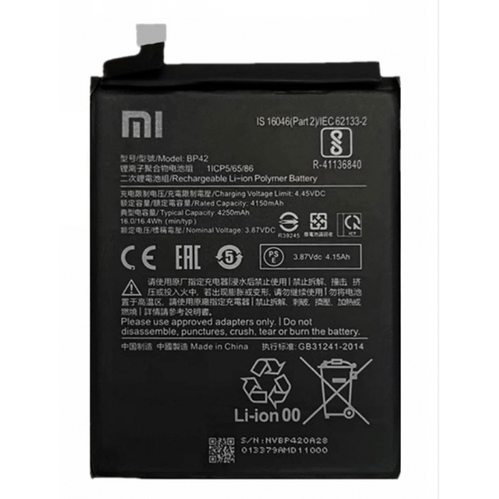 BP42. Batterie Xiaomi Mi 11 Lite 4G / Mi 11 Lite 5G