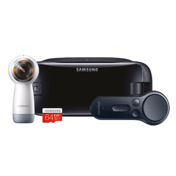 Samsung Gear 360 VR Collection - Gear 360 Caméra + Gear VR + Carte 64 Go