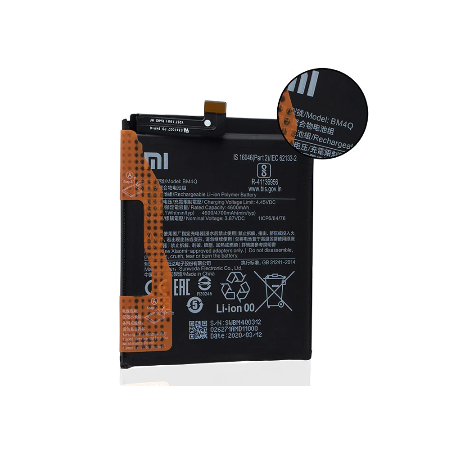BM4Q. Batterie Xiaomi POCO F2 Pro, Redmi K30 Pro