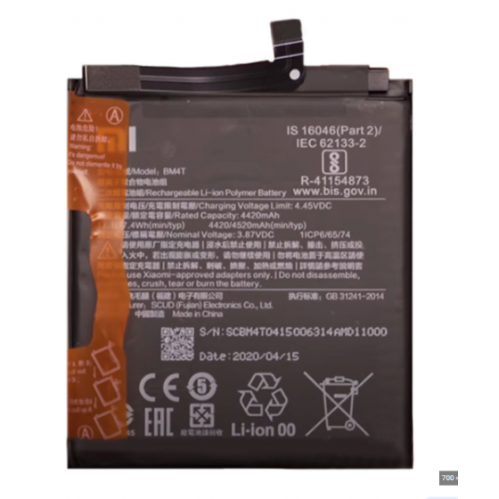 BM4T. Batterie Xiaomi Redmi 10X Pro 5G