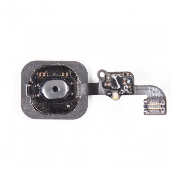Bouton Home Noir + Nappe complet - iPhone 6