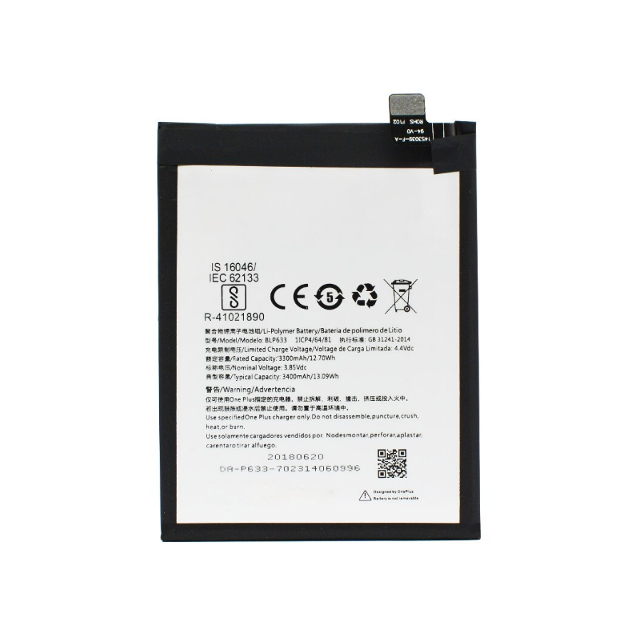 BLP633 - Batterie de Remplacement OnePlus 3T BLP633 - Batterie de Remplacement OnePlus 3T