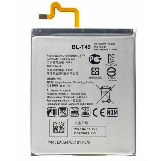 BL-T49 - Batterie Générique LG K92 5G, K510, K51s