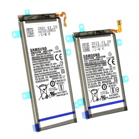 Batterie Samsung Galaxy Z Fold 2, lot de 2 Batterie (EB-BF916ABY + EB-BF917ABY)