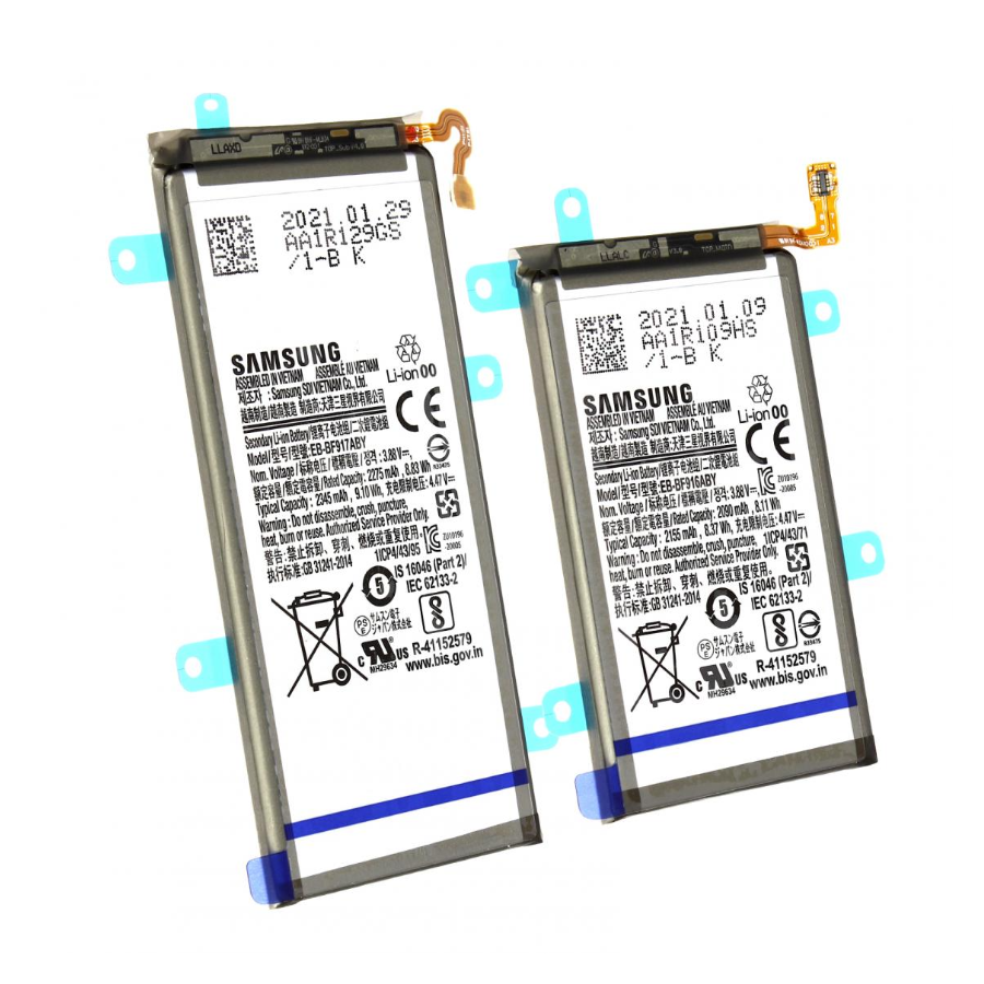 Batterie Samsung Galaxy Z Fold 2 (EB-BF916ABY + EB-BF917ABY)