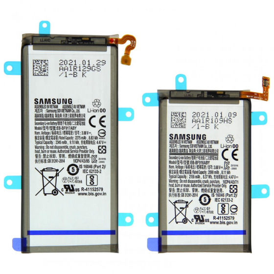 Batterie Samsung Galaxy Z Fold 2 Principale + Secondaire (EB-BF916ABY + EB-BF917ABY)