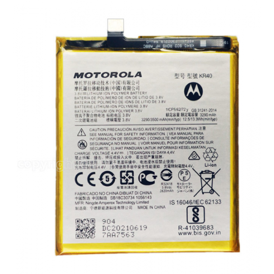 KR40- Batterie Motorola One Vision, One action