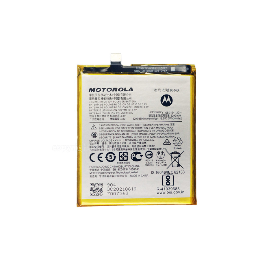 KR40- Batterie Motorola One Vision, One action