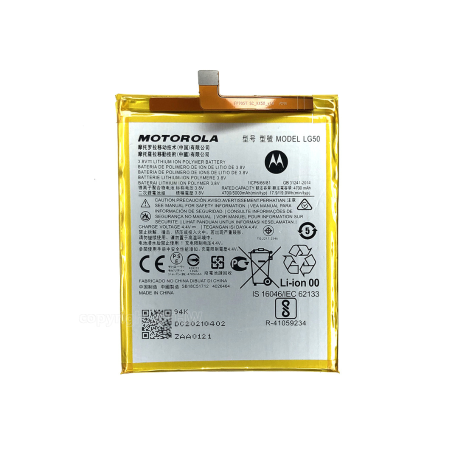 LG50 - Batterie Motorola G9 Play / One Fusion Plus / One Fusion LG50 - Batterie Motorola G9 Play / One Fusion Plus / One Fusion